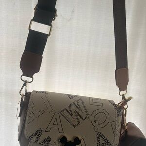 Stylish Cream Crossbody Bag